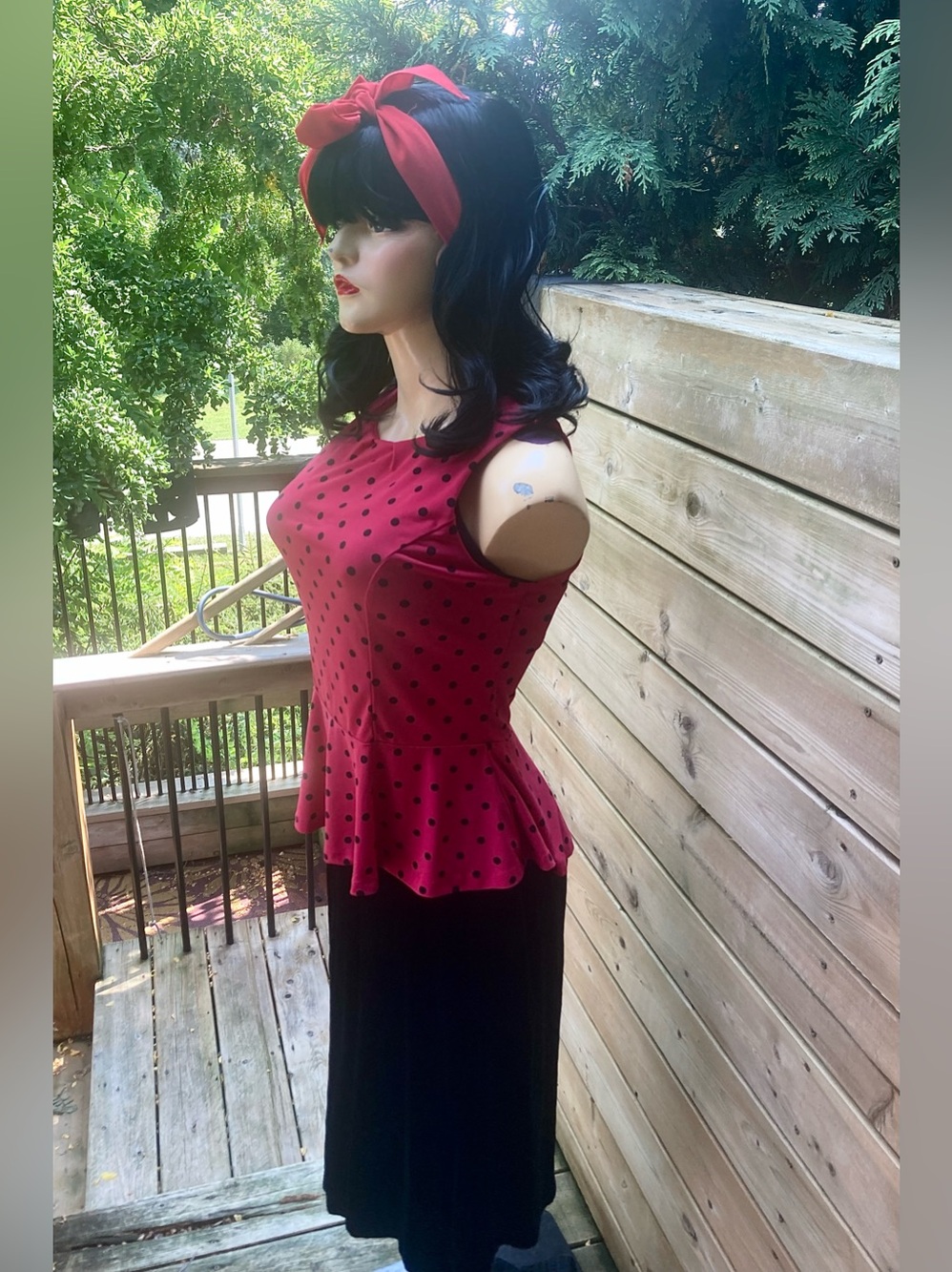 Adult Bettie Paige 4pc Halloween Costume - Vintage